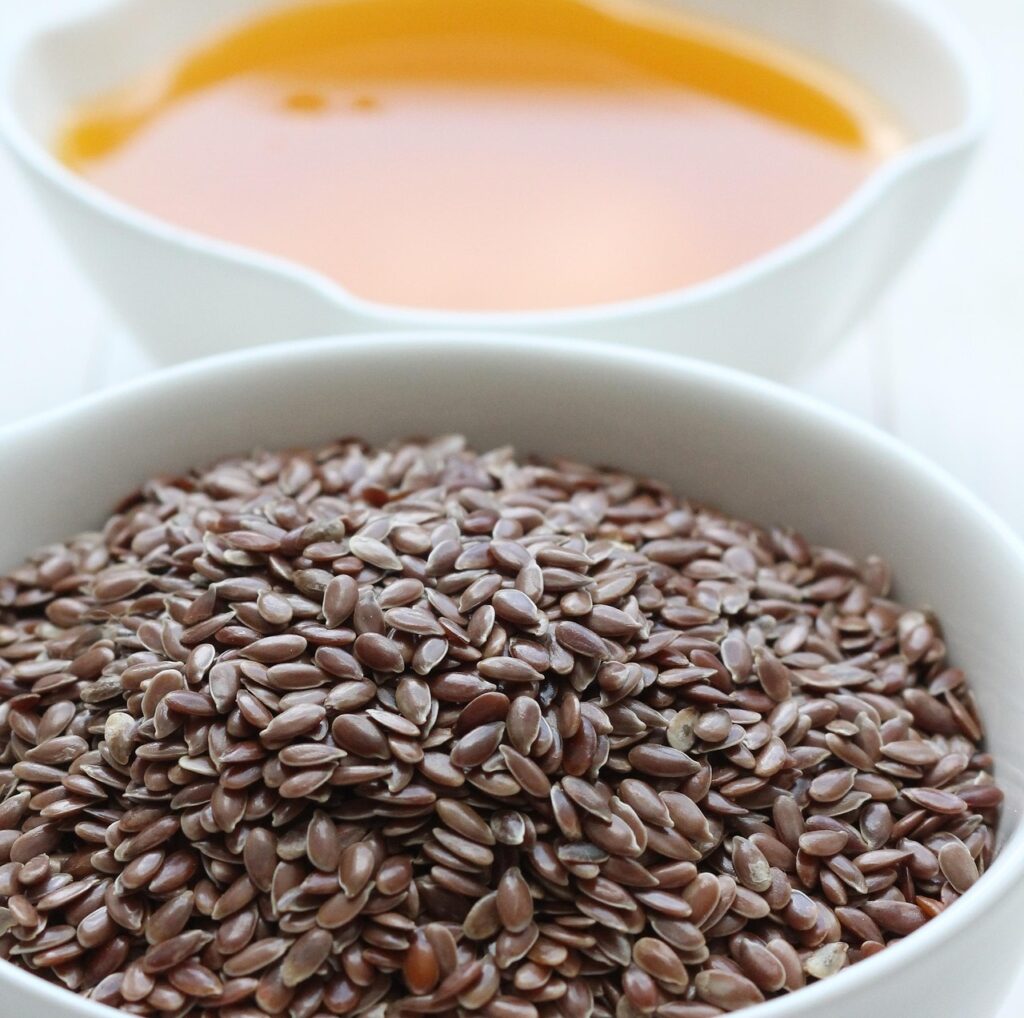 flax seeds and oil